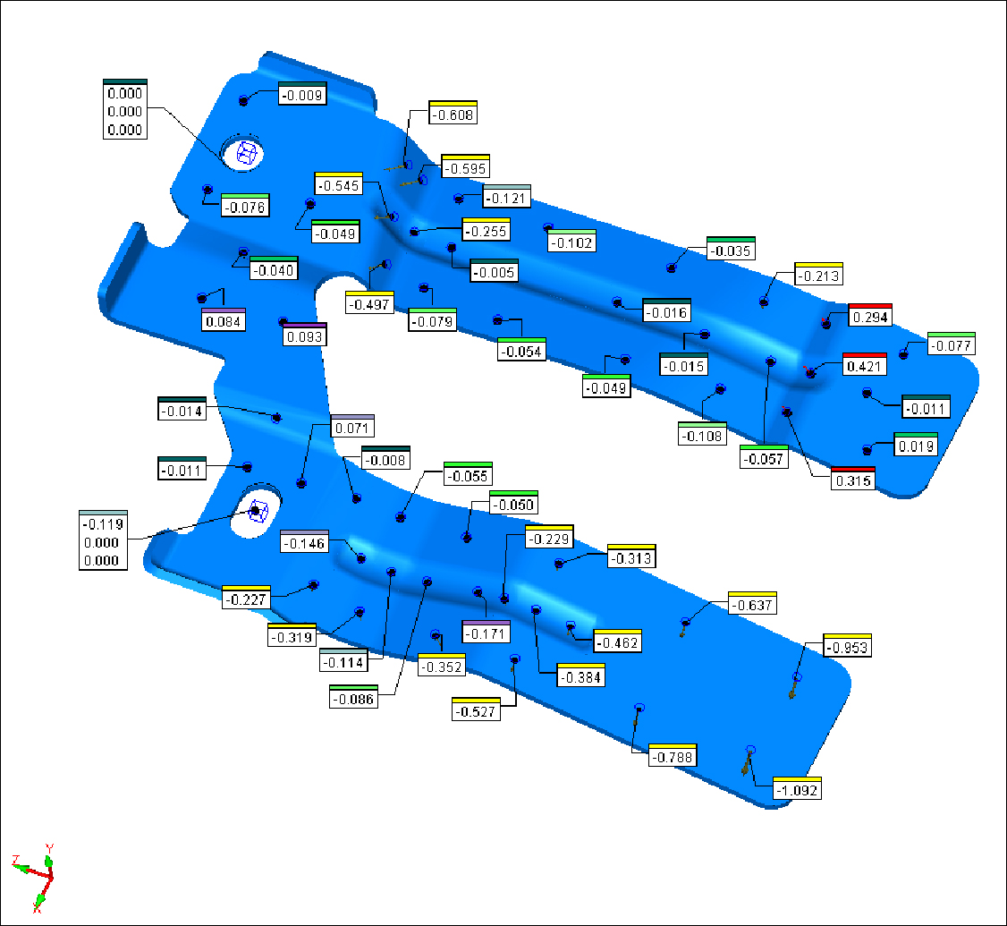 基于數模的鈑金件測量過程分享(圖5) 基于數模的鈑金件測量過程分享(圖5)