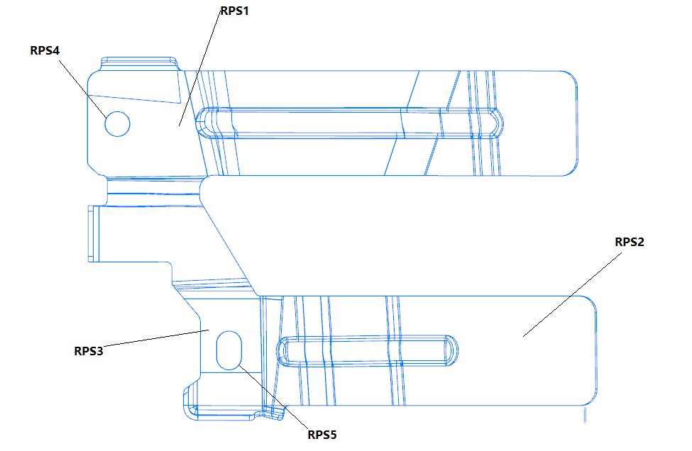 三坐標測量機Rational DMIS軟件用RPS基準點建立坐標系(圖1) 三坐標測量機Rational DMIS軟件用RPS基準點建立坐標系(圖1)